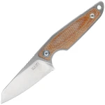 Nóż MKM Makro 2 Natural Canvas Micarta Stonewashed by Jesper Voxnæs (MKMA02-NC)