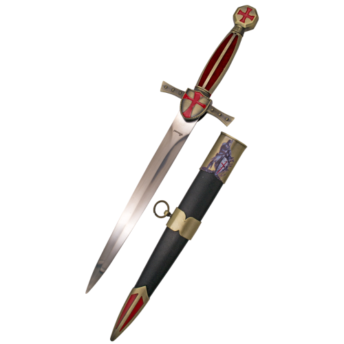 Nóż Third Templar Dagger, Bronze/Gold Plastic, Satin Stainless Steel (AM-S0299)-1 51916