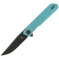 Nóż Bestechman Mini Dundee Tiffany Blue G10, Grey DLC D2 by Ostap Hel (BMK03E)-1 51933