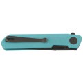 Nóż Bestechman Mini Dundee Tiffany Blue G10, Grey DLC D2 by Ostap Hel (BMK03E)-7 51933