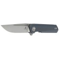 Nóż Bestechman Mini Dundee Grey G10, Stonewashed / Satin D2 by Ostap Hel (BMK03D)-2 51934