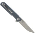 Nóż Bestechman Mini Dundee Grey G10, Stonewashed / Satin D2 by Ostap Hel (BMK03D)-3 51934
