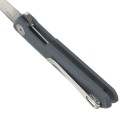 Nóż Bestechman Mini Dundee Grey G10, Stonewashed / Satin D2 by Ostap Hel (BMK03D)-5 51934