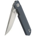 Nóż Bestechman Mini Dundee Grey G10, Stonewashed / Satin D2 by Ostap Hel (BMK03D)-6 51934