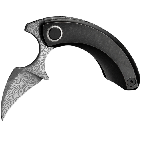 Nóż składany Bestech Strelit Black Stonewashed Titanium, Damascus by Ostap Hel (BT2103H)-1 51940