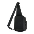 Torebka M-Tac Cross Bag Slim Elite Hex, kamuflaż czarny/czarny-2 51968