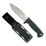 Nóż Demko FreeReign Drop Point Grey Rubberized Satin AUS10A by Andrew Demko (FR-10A-GREY)