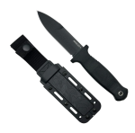 Nóż Demko Armiger 4 Spear Point Black Thermal Plastic Rubber Black Powder Coated 80CrV2 by Andrew Demko (ARM4-80CrV2-BLK-SPR)
