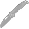 Nóż składany Demko AD20.5 Shark Foot Milled Titanium, Stonewashed CPM 20CV by Andrew Demko (205-20CV-TI-TEX-SF)-1 51981