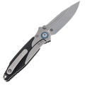 Nóż składany Microtech Socom Bravo Mini S/E Titanium/Carbon Fiber, Blue HW, Bead Blasted M390 by Tony Marfione (260M-7CFTI)-2 52028