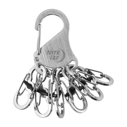Organizer kluczy z karabinkami Nite Ize S-Biner MicroLock stalowy-1 52046