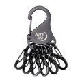 Brelok do kluczy z karabinkami Nite Ize S-Biner #0.5 czarny-1 52047