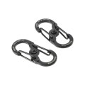 Zestaw dwóch karabinków Nite Ize S-Biner MicroLock czarne-2 52048