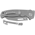 Nóż składany Demko AD20.5 Shark Foot Smooth Titanium, Stonewashed CPM 20CV by Andrew Demko (205-20CV-TI-SF)-2 52166