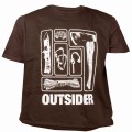 Koszulka męska TigerWood Outsider brązowa-1 52230