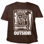 Koszulka męska TigerWood Outsider brązowa