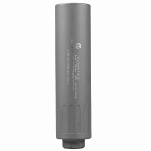 Tłumik do broni Gomander Tactinox 7,62 DT nienasuwany 42 mm5/8x24 stal nierdzewna  szary