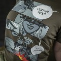 Koszulka M-Tac Comics Drone Girl ciemnooliwkowa-6 52338