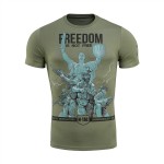 Koszulka męska M-Tac Freedom oliwkowa
