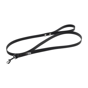 Smycz BioThane 4wild wodoodporna 150 cm czarna