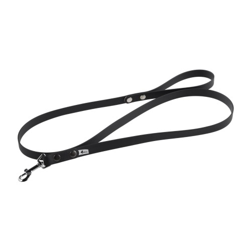 Smycz BioThane 4wild wodoodporna 150 cm czarna-1 52393