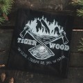Koszulka męska TigerWood Two Axes czarna-2 52427