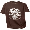 Koszulka męska TigerWood Two Axes brązowa-1 52428