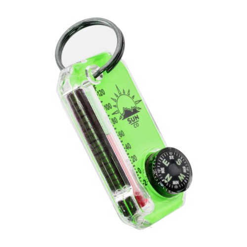 Brelok z termometrem i kompasem Sun Co. Therm-O-Compass Neon zielony-1 52437