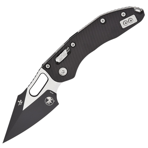 Nóż składany Microtech Stitch S/E Fluted Black Aluminum, Black/Satin M390MK by Sebastijan Berenji and Tony Marfione (169RL-1FL)-1 52503
