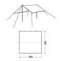Tarp turystyczny Robens 3 x 3, niebieski-3 52515