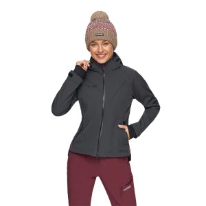 Kurtka damska Alpinus Softshell Minthi grafitowa