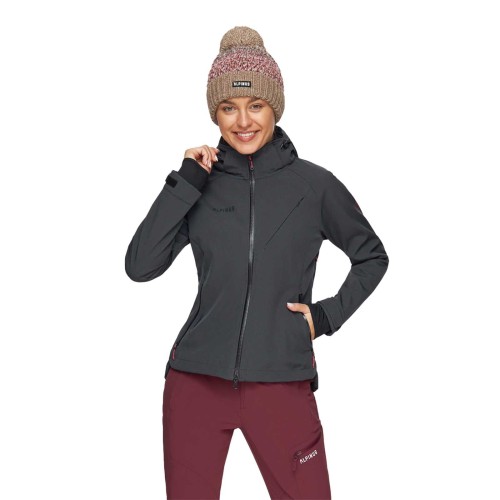 Kurtka damska Alpinus Softshell Minthi grafitowa-1 52573