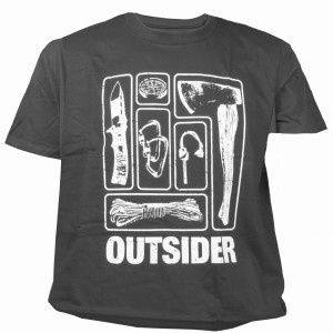 Koszulka męska TigerWood Outsider ciemnoszara