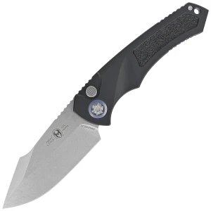 Nóż automatyczny Heretic Pariah Auto Black Aluminium Stonewashed MagnaCut by Tony Marfione Jr.