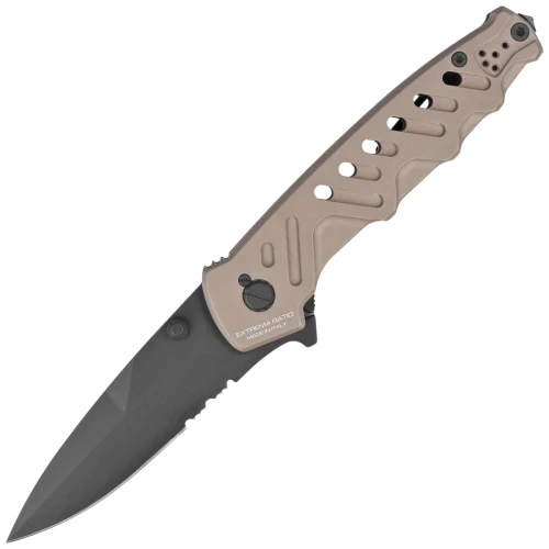 Nóż składany Extrema Ratio Caimano Nero N.A. Tactical Mud Aluminium, Black N690 (04.1000.0166/BLK/TM)-1 52660