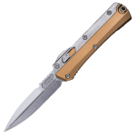 Nóż automatyczny OTF Microtech Glykon Bayonet Tan Aluminium/Titanium Stonewashed M390 by Tony and Sean Marfione (184-10TA)