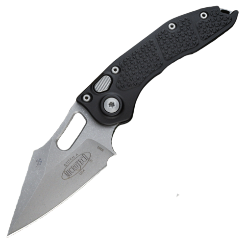 Nóż automatyczny Microtech Stitch-A S/E Black Aluminum, Apocalyptic by Borka Blades and Tony Marfione (169-10AP)-1 52662