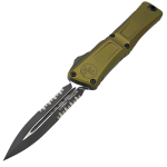 Nóż automatyczny OTF Microtech Combat Troodon D/E Gen III OD Green Aluminium Black P/S M390MK by Tony Marfione (1142-2OD)