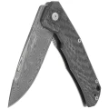 Nóż składany LionSteel T.R.E. Titanium/Carbon Fiber, Thor Damasteel Damascus by Molletta (TRE DT FC)-7 52671
