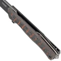 Nóż składany LionSteel Myto Snake Skin Fat Carbon, Old Black MagnaCut by Molletta (MT01 MC SS)-4 52672