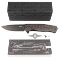 Nóż składany LionSteel Myto Snake Skin Fat Carbon, Old Black MagnaCut by Molletta (MT01 MC SS)-9 52672