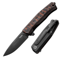 Nóż składany LionSteel Myto Snake Skin Fat Carbon, Old Black MagnaCut by Molletta (MT01 MC SS)-10 52672