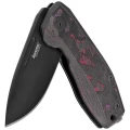 Nóż składany LionSteel Nano Purple Haze Fat Carbon, Old Black MagnaCut (NA01 PH)-3 52674