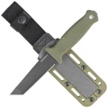 Nóż Demko Armiger 4 Tanto OD Green Thermal Plastic Rubber, Black Powder Coated 80CrV2 by Andrew Demko (ARM4-80CrV2-OD-TP)-2 52678