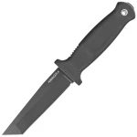 Nóż Demko Armiger 4 Tanto Black Thermal Plastic Rubber, Black Powder Coated 80CrV2 by Andrew Demko (ARM4-80CrV2-BLK-TP)