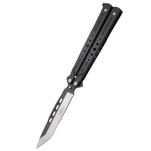 Nóż motylkowy Third Decor Habitat Balisong Black Stainless Steel, Two-Tone 420 (K2098)-1 52710