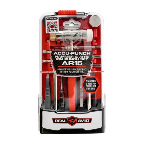 Zestaw narzędzi do czyszczenia broni Real Avid Accu-Punch Hammer &amp; AR Pin Punch Set AVHPS-AR-1 52724