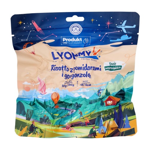 Żywność liofilizowana Lyommy Risotto z pomidorami i gorgonzolą 350 g-1 52730