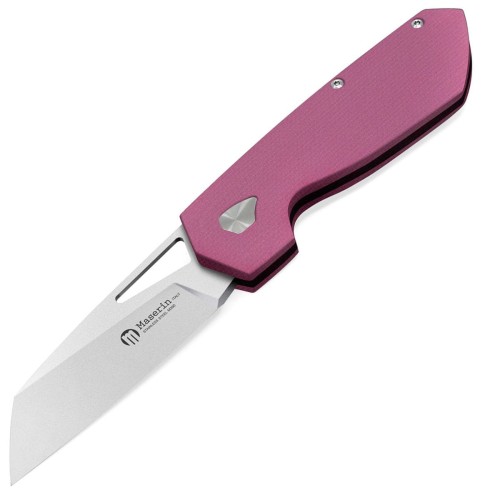 Nóż składany Maserin W2 Pink G10, Satin M390 by Attilio Morotti (371/G10P)-1 52763