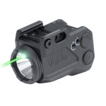 Vaide - Latarka taktyczna LED na broń z laserem Compact Scrapper Combo - 500 lm - Czarna - VAPLL-G01